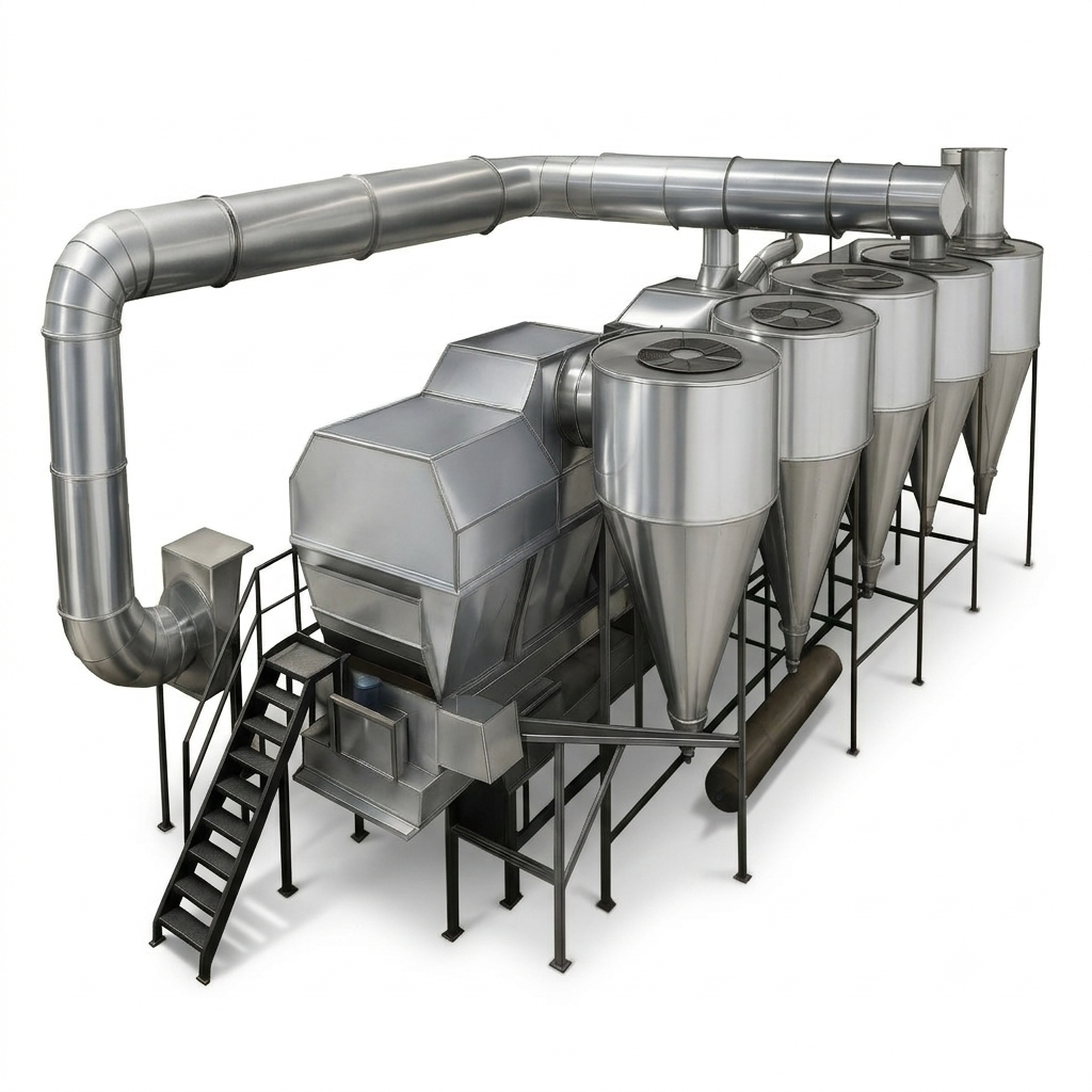 Fluid Bed Drier with Cyclones – 600 Kg/Hr